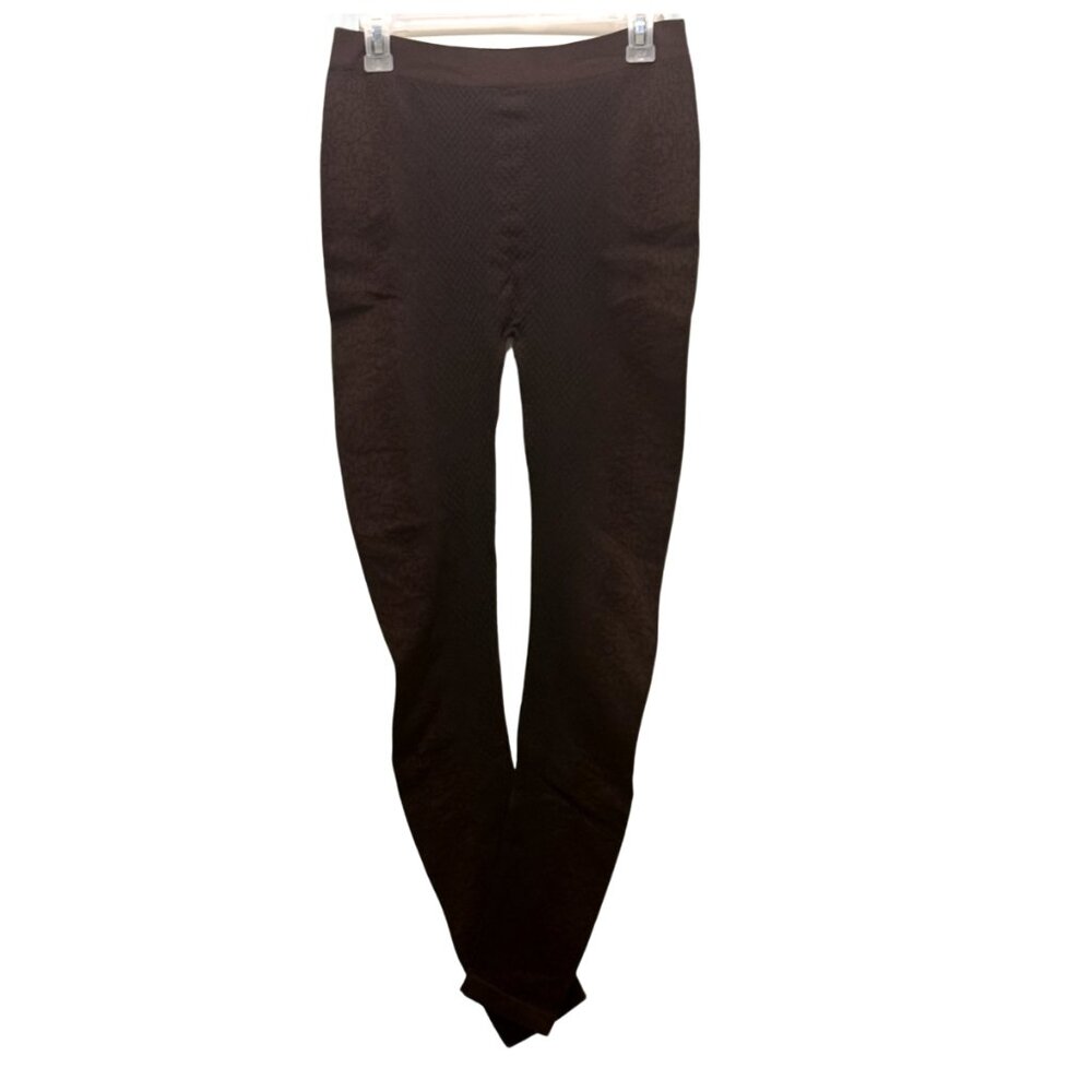 Women Brown Leggings Size: 12
